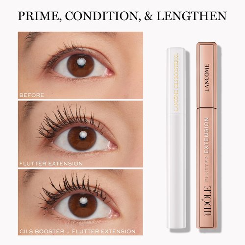 Lancôme Lash Idôle Flutter Extension Lash-Lengthening Mascara - Black Mascara for Instant Lash Extension Look - Clump & Flake Resistant Up To 24H Wear - Black