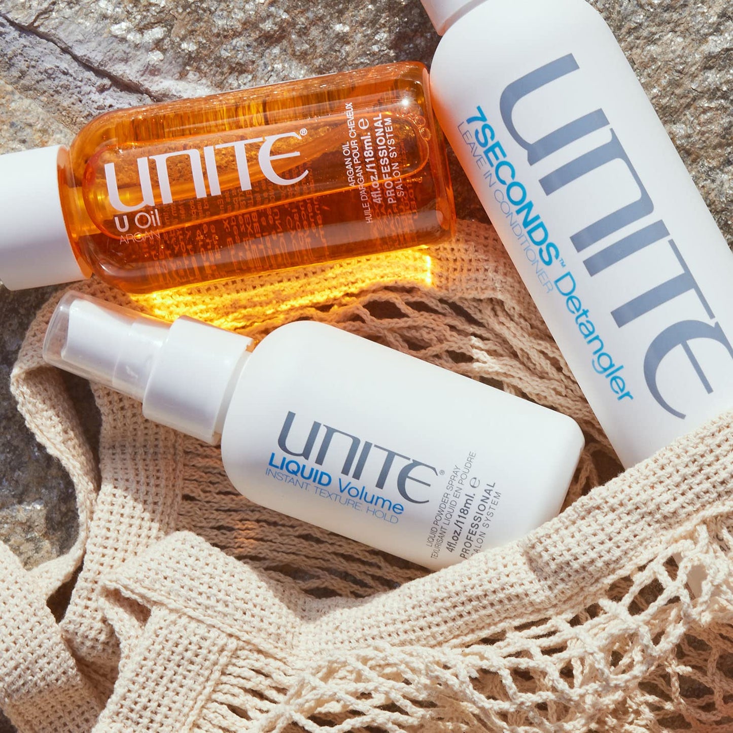 UNITE Hair Liquid Volume Spray - Wet-to-Dry Texturizing for Weightless Body & Matte Finish - 4 Fl Oz