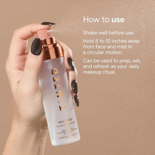 Live Tinted Ritual Mist Makeup Setting Spray - Long-Lasting 16HR Finish | Lightweight & Waterproof