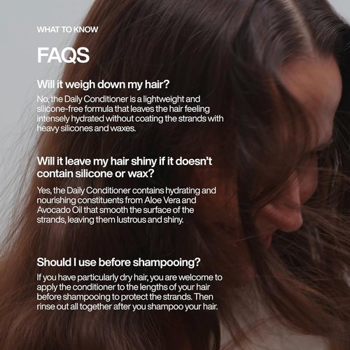 Harklinikken Daily Conditioner - Lightweight Formula That Repairs & Protects Hair - Improves Manageability