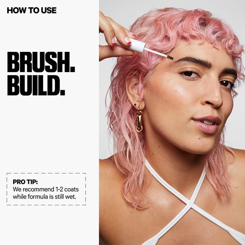 Milk Makeup KUSH Fiber Brow Gel – Tinted Gel Fluffs, Fills + Holds Eyebrows for a Fuller, Natural Look – Conditioning, Vegan Formula