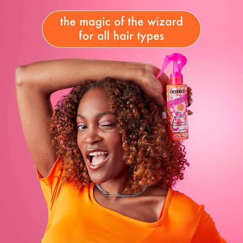 Amika The Wizard | Silicone-Free Detangling Primer for Effortless Styling and Smooth Hair