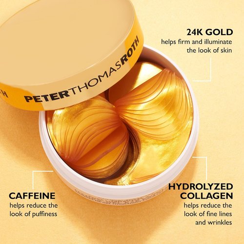 Peter Thomas Roth | 24K Gold Hydra-Gel Eye Patches | Anti-Aging Lift & Firm Treatment (Pack of 2)