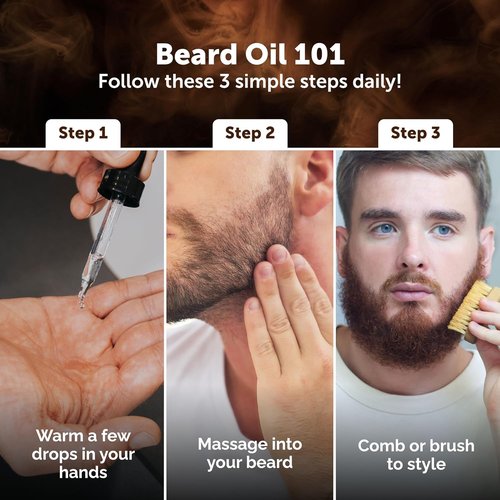 Detroit Grooming Co. Beard Oil - All-Natural Hydrating Formula with Vitamin E - Belle Isle Lavender & Orange Scent - 1 oz