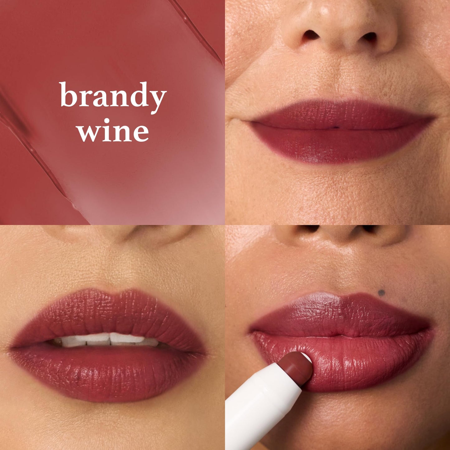 Julep It’s Balm Moisturizing Lip Color Trio – Brandy Wine, Brown Sugar, Almond Nude – Hydrating Lip Crayon Set – Vegan & Cruelty-Free Holiday Gift Set