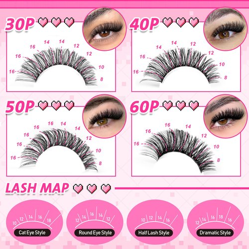 wiwoseo Cluster Eyelash Extensions 560pcs Lash Clusters Wipsy Cluster Lashes D Curl Eyelashes Clusters Individual Lashes DIY Lash Extensions Cluster Lashes Natural Look Eyelashes Clusters (8-16MM)