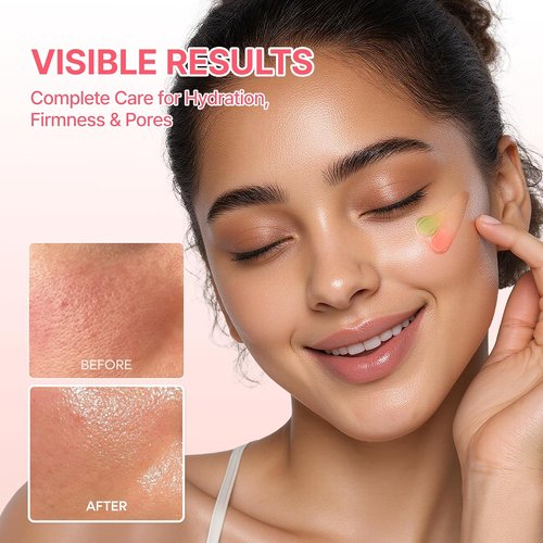 Dr. Melaxin Cactox Pore Dual Capsule Cream - Hydrating Pore Minimizing Face Cream with Cactus Extract & Vegan Collagen