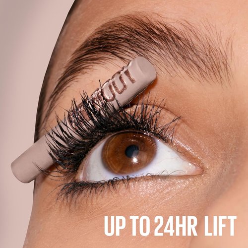 Maybelline Lash Sensational Mascara - 24HR Volume & Length Formula, Smudge & Clump-Resistant, Brownish Black