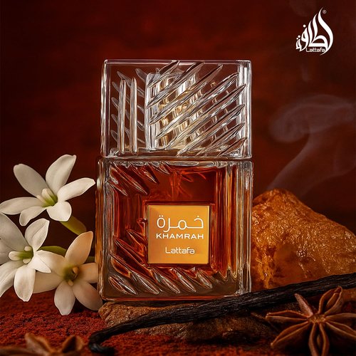 Lattafa Khamrah Eau de Parfum - Long-Lasting Vanilla & Warm Spicy Fragrance for Unisex | 3.40 Ounce / 100 ml
