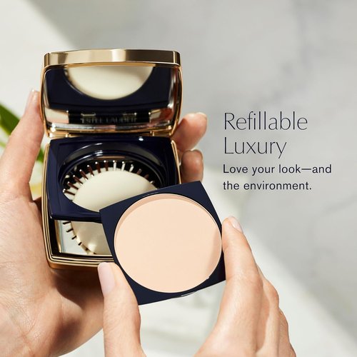 Estée Lauder Double Wear Matte Powder Foundation - 12-Hour Oil Control & Shine Reduction, 0.39 Ounce