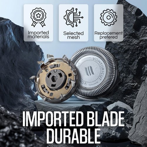 12 Pcs AQREP4U Replacement Heads Compatible with Philips Norelco Shaver Series 3000 Replacement Blades, 2000, 1000 and S738 and S1560 Electric Razor for Men Replacement Heads Razor Blades Shaver