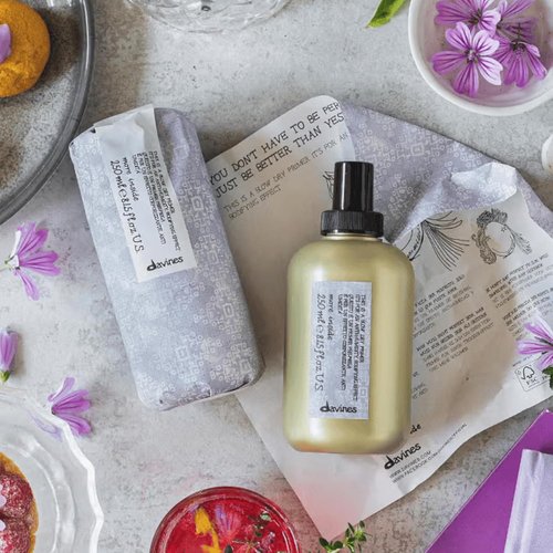 Davines Blow Dry Primer - No Hold Volume & Anti-Humidity Spray for Styling, 8.45 Fl Oz