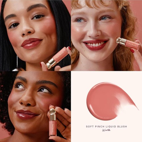Rare Beauty Soft Pinch Cheek & Lip Trio - Matte Blush, Mini Liquid Blush & Tinted Lip Oil Set