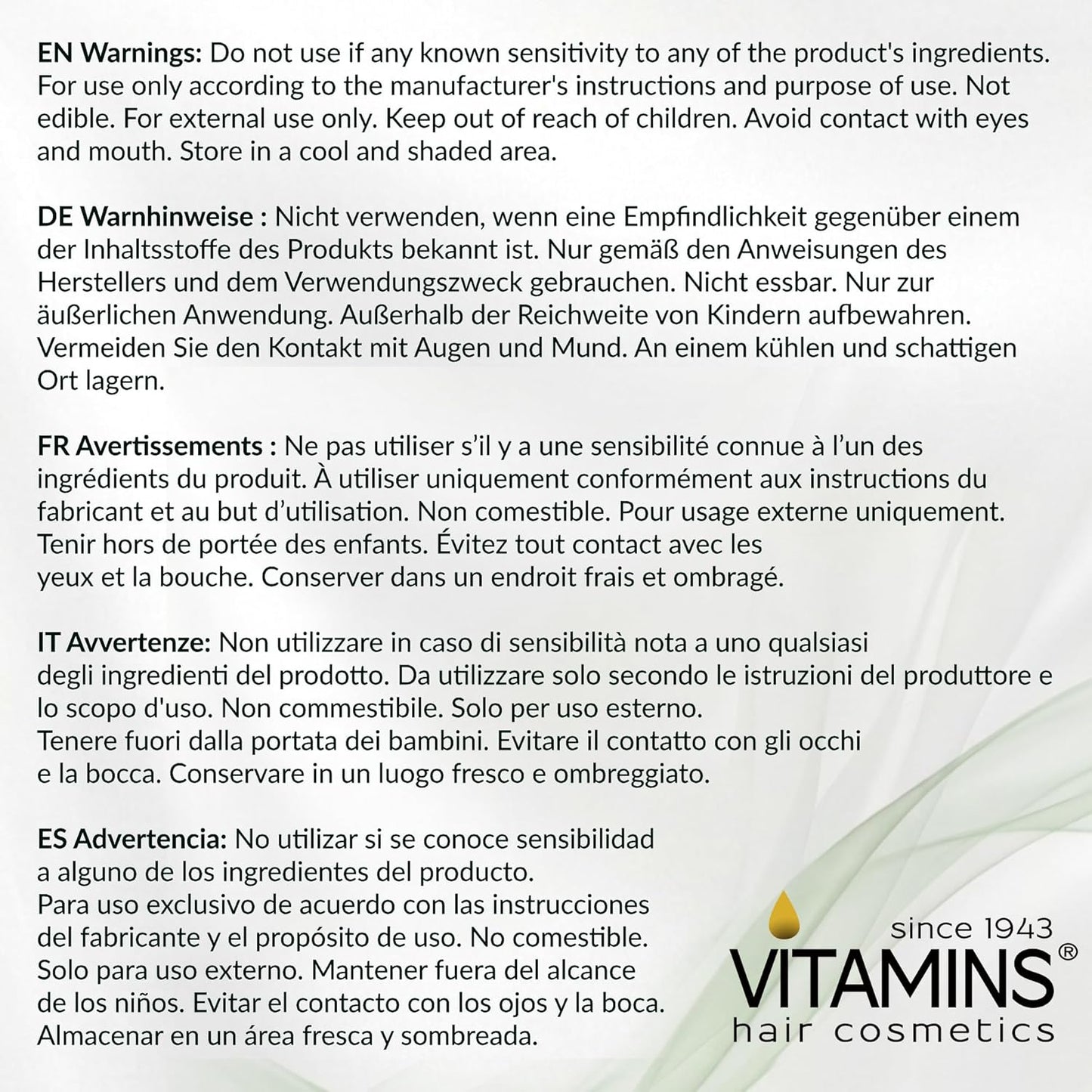 VITAMINS Keratin Hair Serum Oil - Anti-Frizz Treatment for Dry, Damaged Hair | 4.25 fl oz with Biotin & Collagen