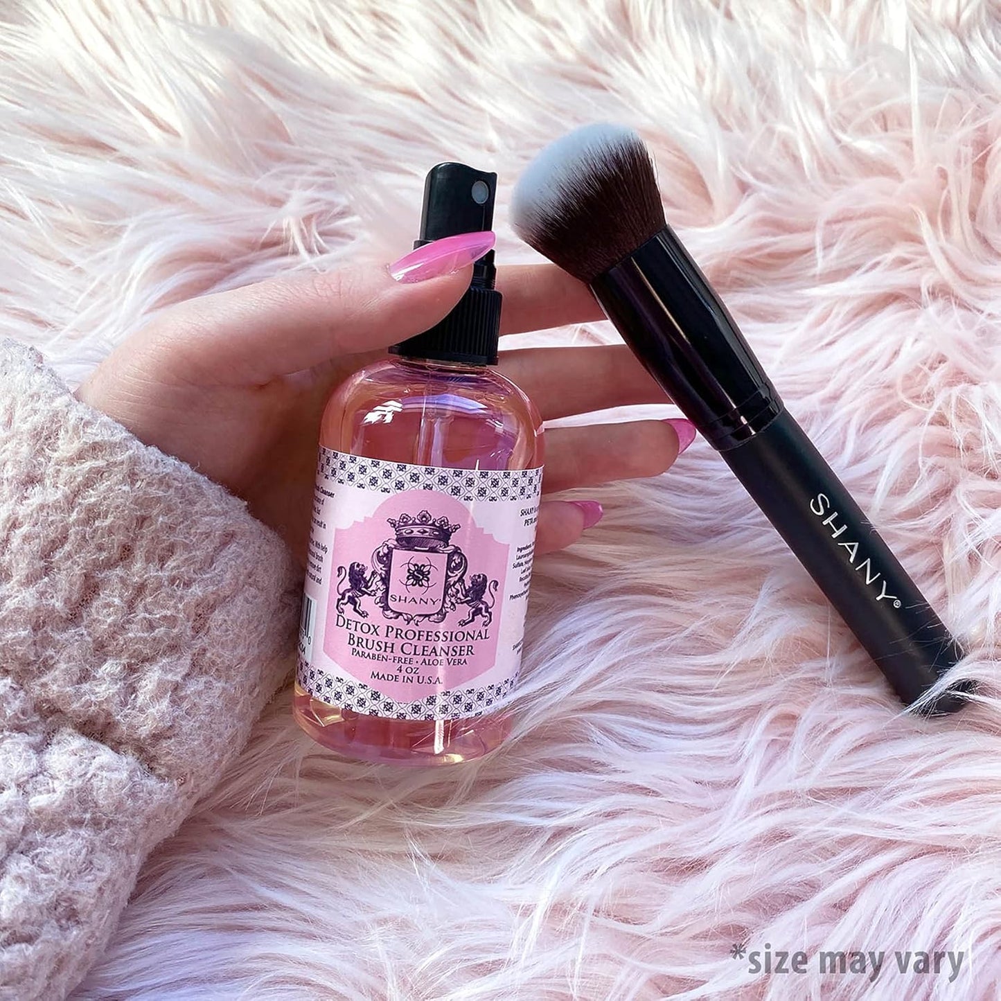 SHANY Detox Makeup Brush & Sponge Shampoo - Paraben-Free, Vegan & Cruelty-Free Cleanser | 4oz Instant Dry