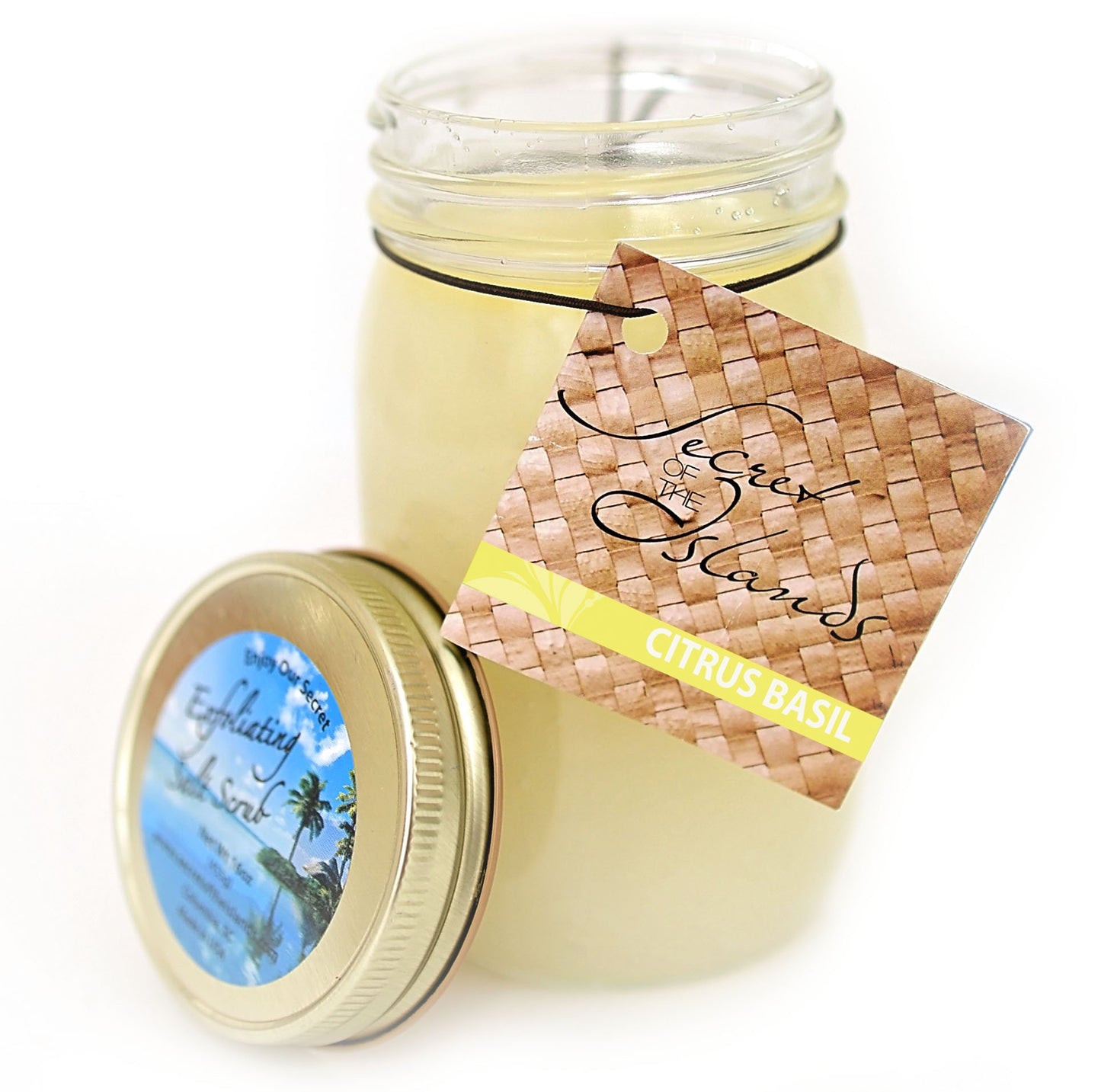 Secrets of the Islands - Citrus Basil Salt Scrub (16 oz)