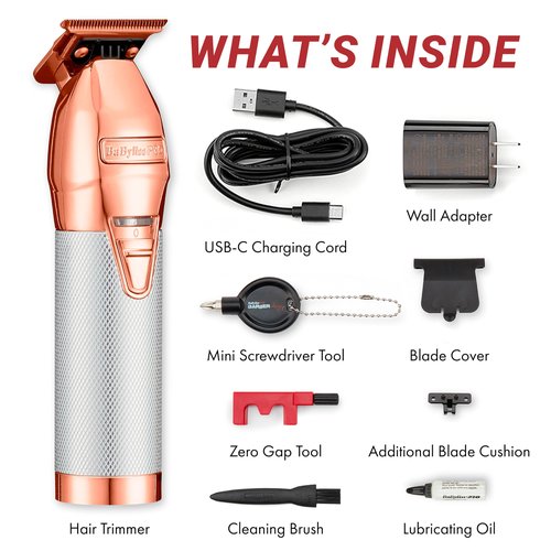 BaBylissPRO ROSEFX+ All Metal Lithium Trimmer