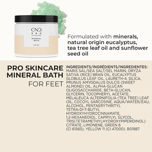 CND Pro Skincare | Exfoliating Sea Salt Scrub for Feet - Advanced Callus Remover & Hydration Treatment | Vegan Formula