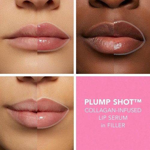 Buxom Plump Shot Lip Serum - Peptide-Infused Gloss with Hyaluronic Acid & Avocado Oil | Hydrating Formula