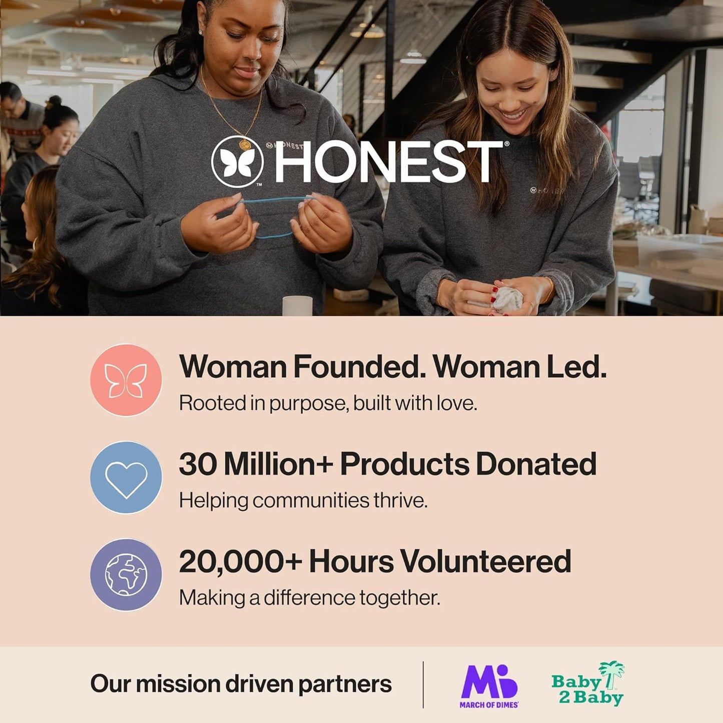 The Honest Company Mama Rock Bump Body Butter - Moisturizing Stretch Mark Cream with Shea & Avocado Oil | 4 oz