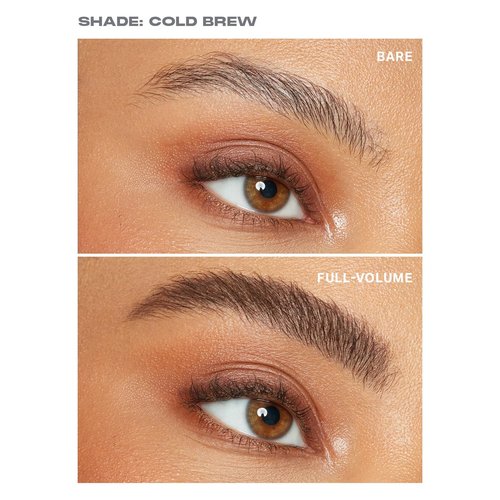 Morphe Brow Tease Eyebrow Gel Mousse - Volumizing Gel with Natural Bamboo Fibers & Coffee Seed Oil - ColdBrew (0.16 fl oz)