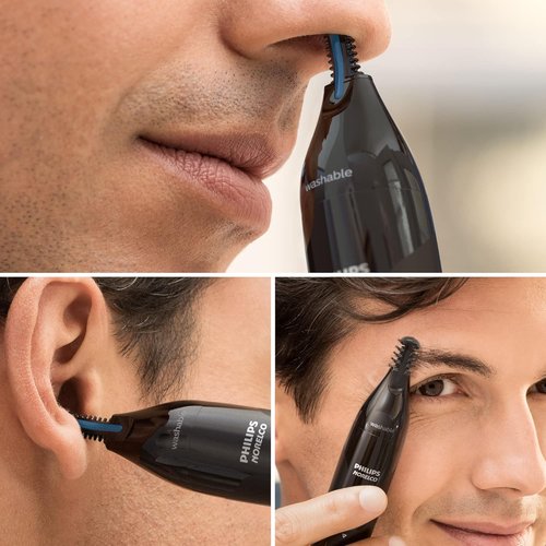 Norelco Philips Nose Trimmer 1000, Black, NT1605/60