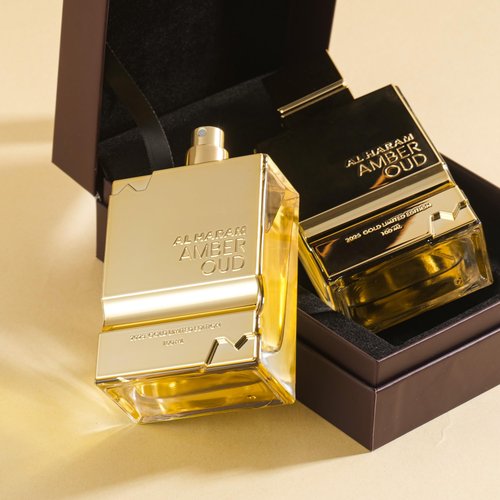 NUNUDA Perfumes Arabes Amber Oud Gold Edition for Unisex EDP Spray - 3.4 Ounce 100ml