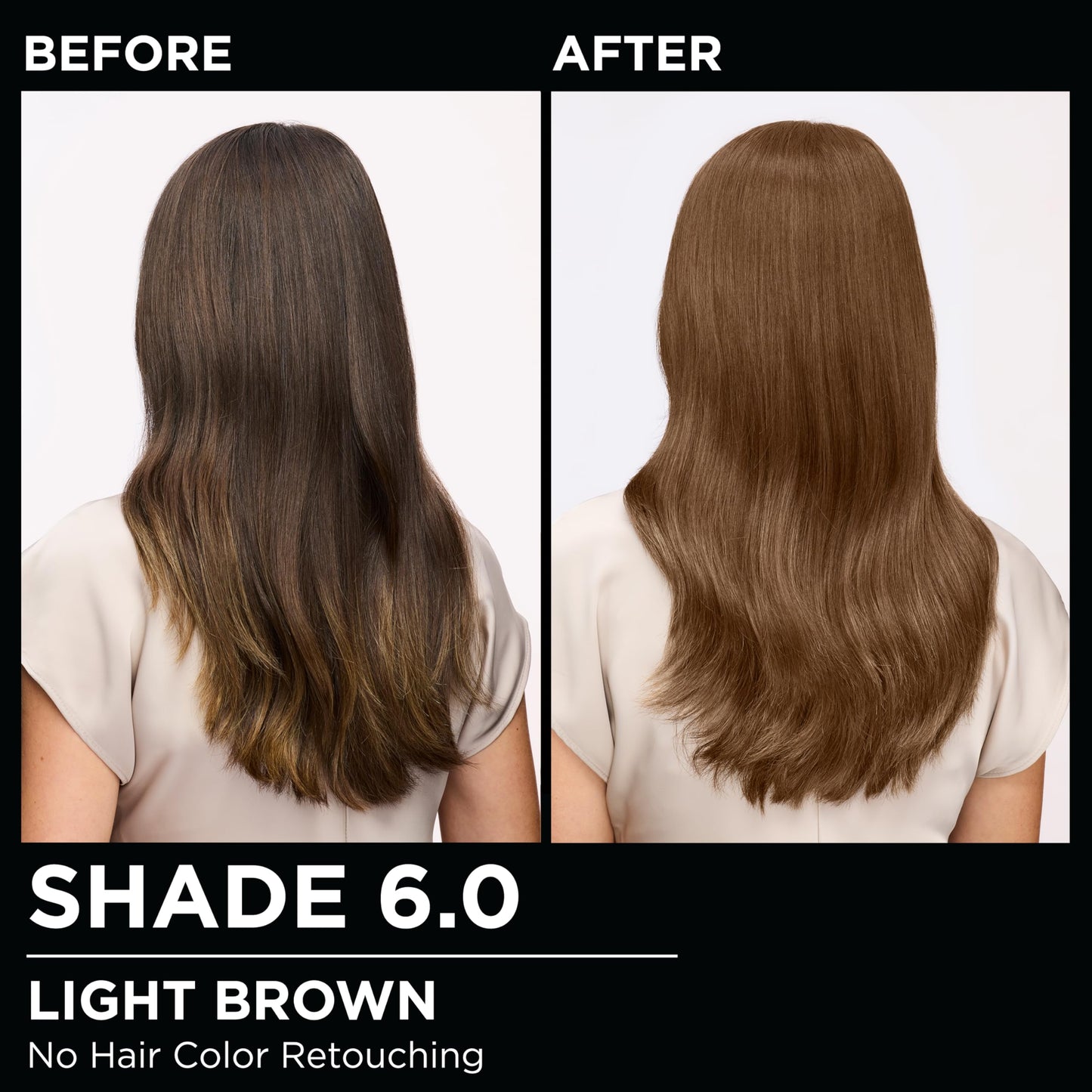 Garnier Hair Color Olia Ammonia-Free Brilliant Color Oil-Rich Permanent Hair Dye, 6.0 Light Brown, 1 Count (Packaging May Vary)