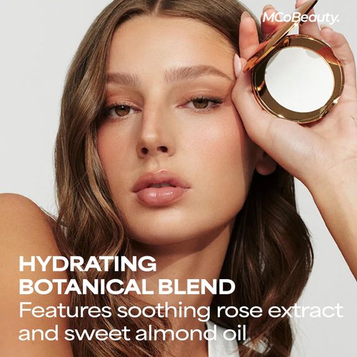 MCoBeauty - Parent - Miracle Flawless Pressed Powder - Compact Setting Powder with Rose Flower Extract and Sweet Almond Oil - Helps Finish and Refine the Look of Makeup
