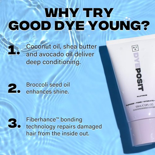 Good Dye Young Color Depositing Mask - Vegan Toning Treatment for Color-Treated Hair | Chocolate 4 fl oz