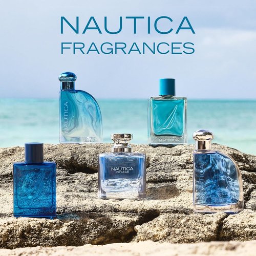 Nautica Pure Blue Body Spray - Long Lasting Men's Fragrance with Eucalyptus, Leather & Vanilla | 6 fl oz