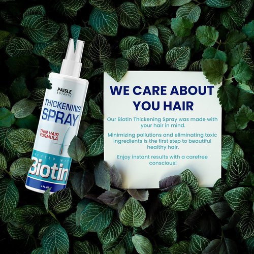 Biotin Hair Thickening Serum - Boost Volume & Promote Hair Growth | DHT Blocker for Fine Hair