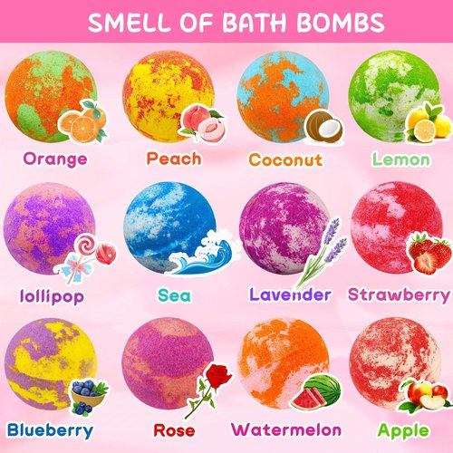 Unicorn Bath Bombs with Surprise Toys Inside for Kids Girls 3 4 5 6 7 8 Years Old Birthday Gift for Girls Bath Bombs with Surprise Jewelry Inside for Kids Toddler Girl Birthday Christmas Easter Gifts