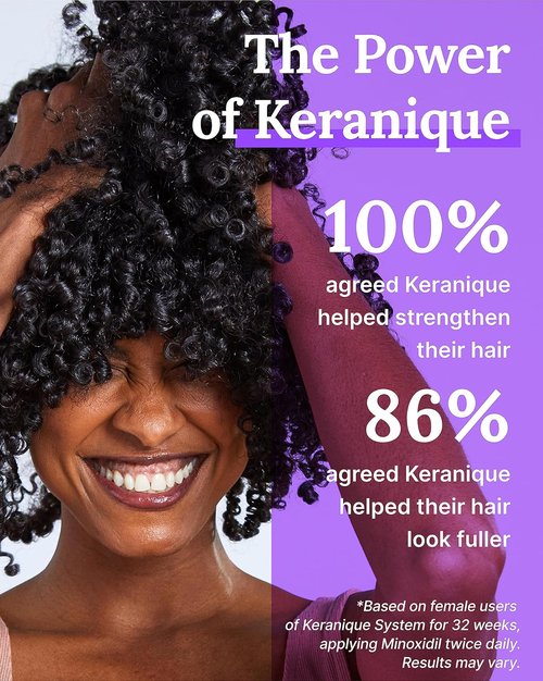 Keranique Hair Thickening Serum - Advanced Keratin Follicle Booster for Fuller, Thicker Hair Growth