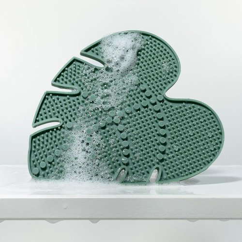 EcoTools Makeup Brush Cleansing Pad - Deep Cleaning Silicone Mat with Suction Cup | Easy to Clean, 1 Count