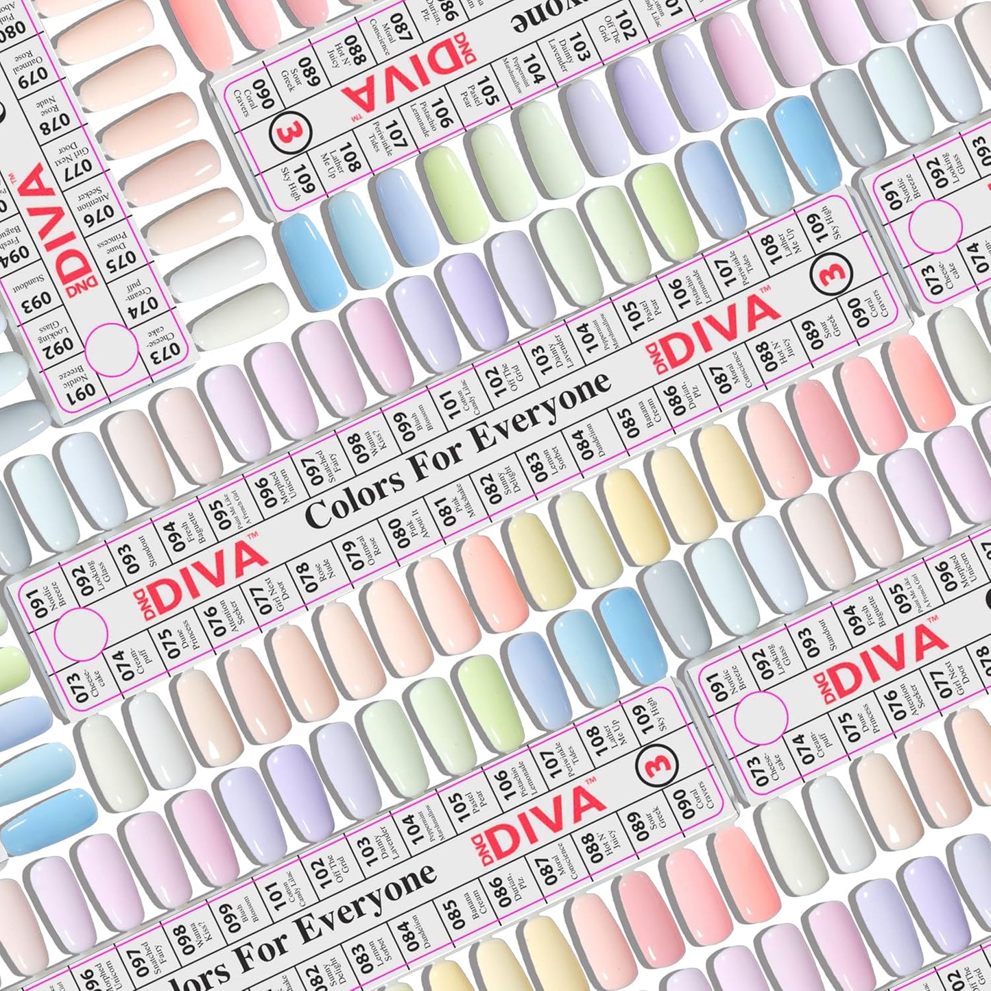 DND Gel Polish Set - Coquette Collection | UV/LED Gel & Air Dry Nail Lacquer Duo - 099 Blush Blossom, 0.5 Fl Oz