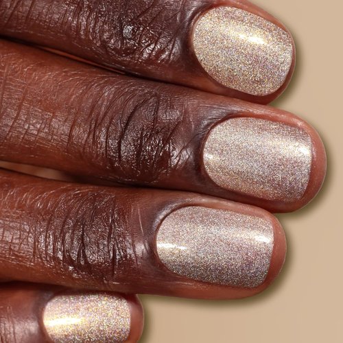 LONDONTOWN Lakur Nail Polish - Long-Lasting, Streak-Free, Chip-Resistant | Hydrating Nude & Brown Shades, 0.4 Fl Oz - You're Golden