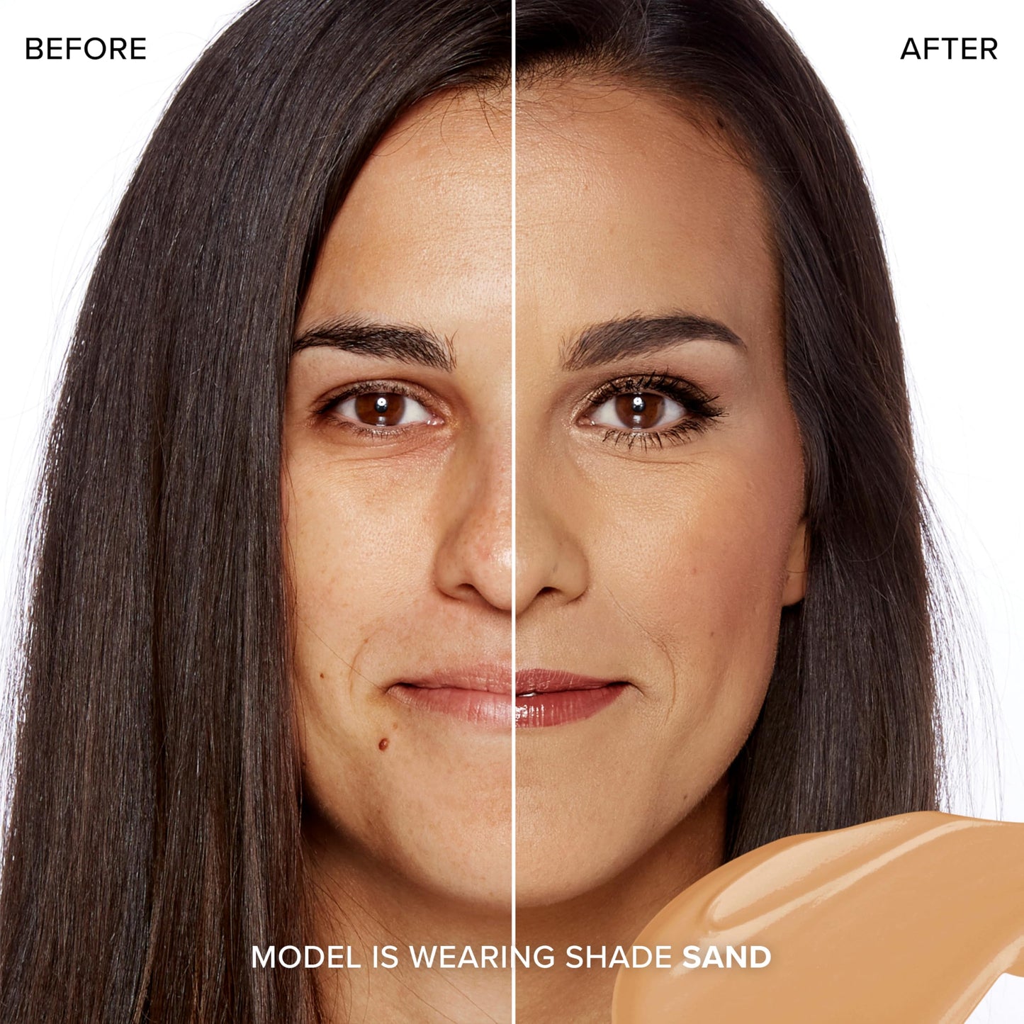 Too Faced Born This Way Natural Finish Longwear Liquid Foundation | Medium-To-Full Coverage | Hydrating + Oil Free, 1 Fl Oz, Sand