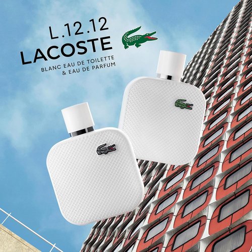 Lacoste L.12.12 Blanc | Elegant 3-Piece Fragrance Set for Men - Fresh & Invigorating Scents