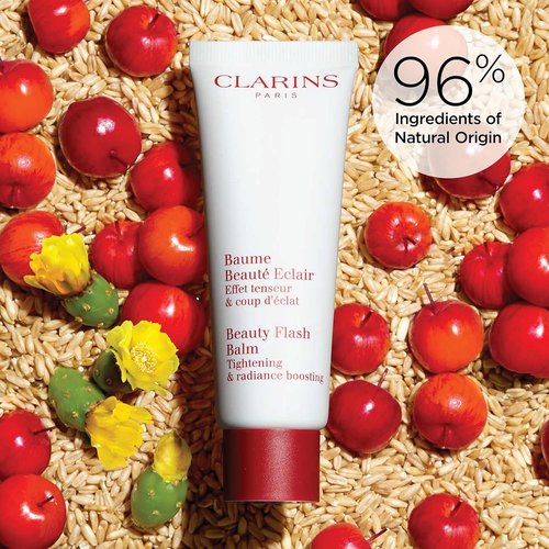Clarins Beauty Flash Balm - 3-In-1 Hydrating Face Mask & Primer | Moisturizes, Brightens & Tightens