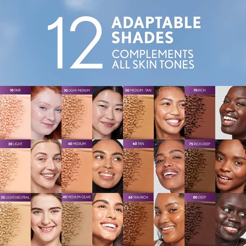 Covergirl Simply Ageless Skin Perfector Foundation - Tinted Skincare Makeup, Medium 40, Radiant Finish, 1.0oz