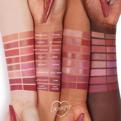 ColourPop Lippie Stix - Long-Lasting Matte Lipstick with Vitamin E & Shea Butter - After Shock (0.04 oz)