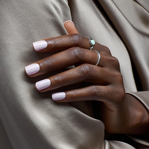 KISS imPRESS No Glue Mani Press On Nails, Color FX, 'Good Mood', Pink, Short Size, Squoval Shape, Includes 30 Nails, Prep Pad, Instructions Sheet, 1 Manicure Stick, 1 Mini File