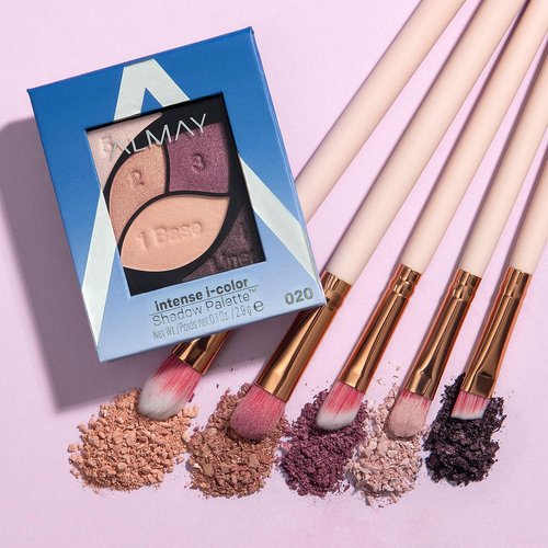 Almay Eyeshadow Palette - Long-Lasting, Primer-Enriched Formula with Antioxidant Vitamin E | 020 Blue Eyes, 0.1 Oz