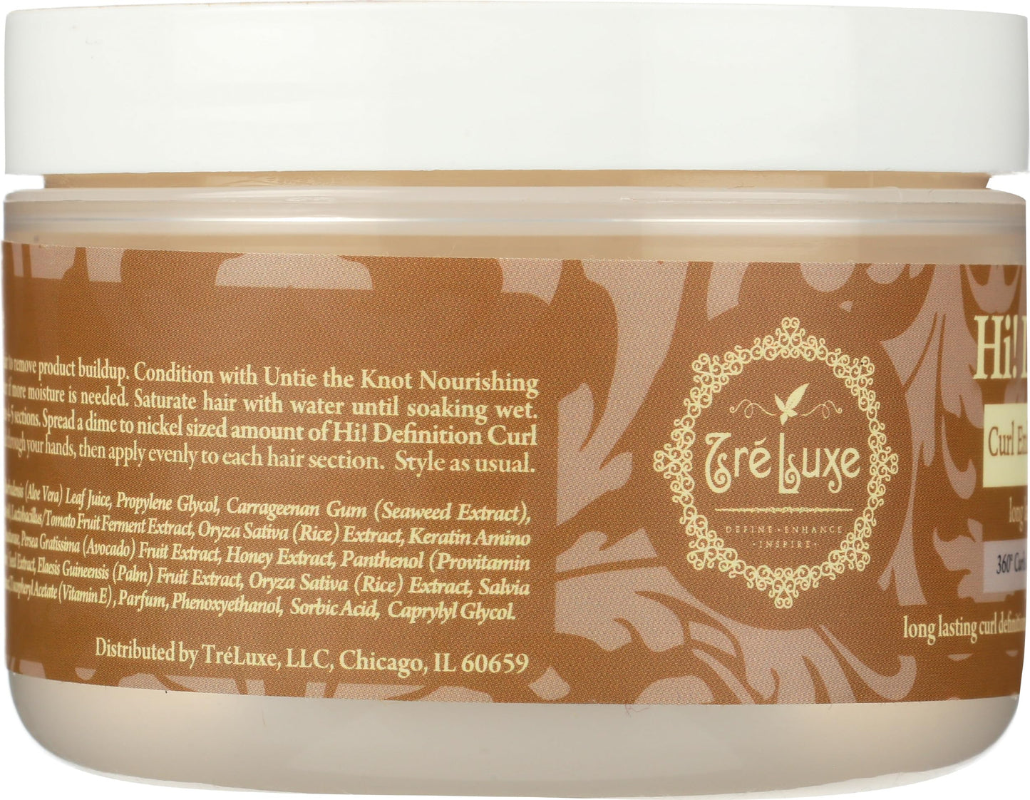 TRELUXE Hi! Definition Curl Enhancer Styling Gel, 8 FZ