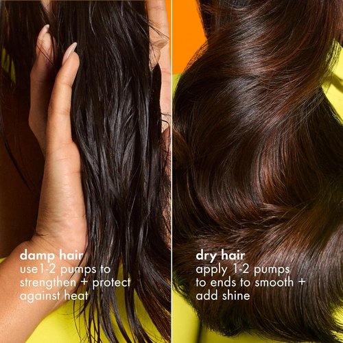 Amika Superfruit Star Lightweight Hair Styling Oil - Heat Protection, Strengthens & Smooths Frizz | For All Hair Types