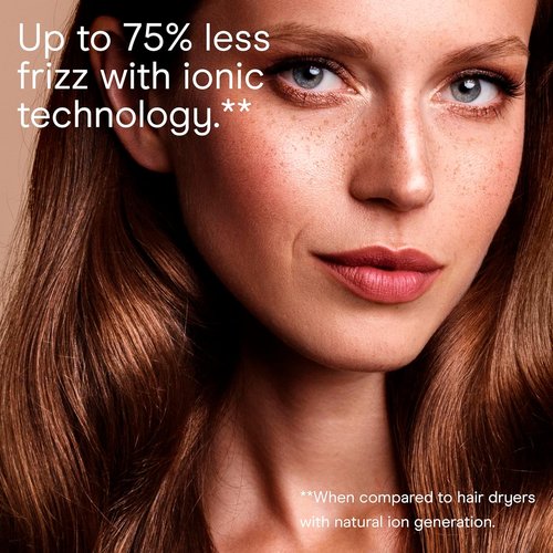 INFINITI PRO CONAIR Travel Hair Dryer - 1600W Compact Blow Dryer with Concentrator Attachment | Lightweight & Fast Drying, Black