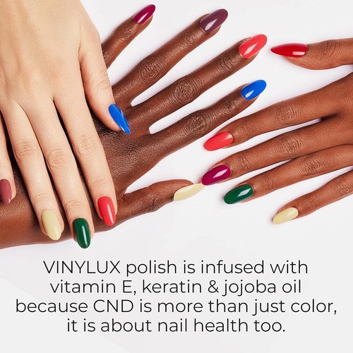 CND Vinylux Nail Polish - Longwear Blue Color with Gel-like Shine | Chip Resistant, 0.5 Fl Oz