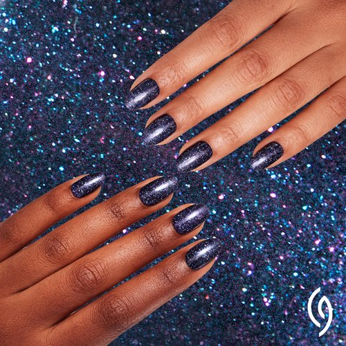 China Glaze Cg Nail Lacquer Fall From Grace – Deep Sapphire Blue Nail Polish, Long-Lasting, Quick Dry, Chip Resistant, Shimmer Glossy Finish for Salon & DIY Manicure, 0.5 Fl Oz