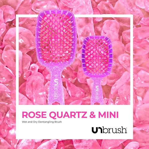 FHI Heat - UNbrush Detangling Brush Combo Pack | Original & Mini Hairbrush for All Hair Types - Pain-Free Styling